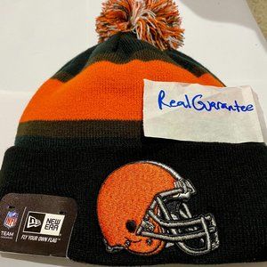 Nwt RARE 100% New Era 2013 Cleveland Browns Sport Knit Hat NFL Cap Winter Beanie